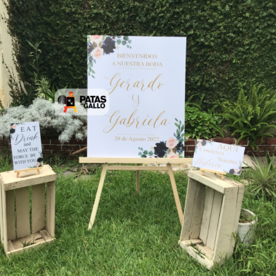 Set de Bienvenida con Rótulos Decorativos